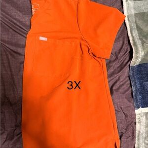 Figs scrub set/3X/ dirty chai